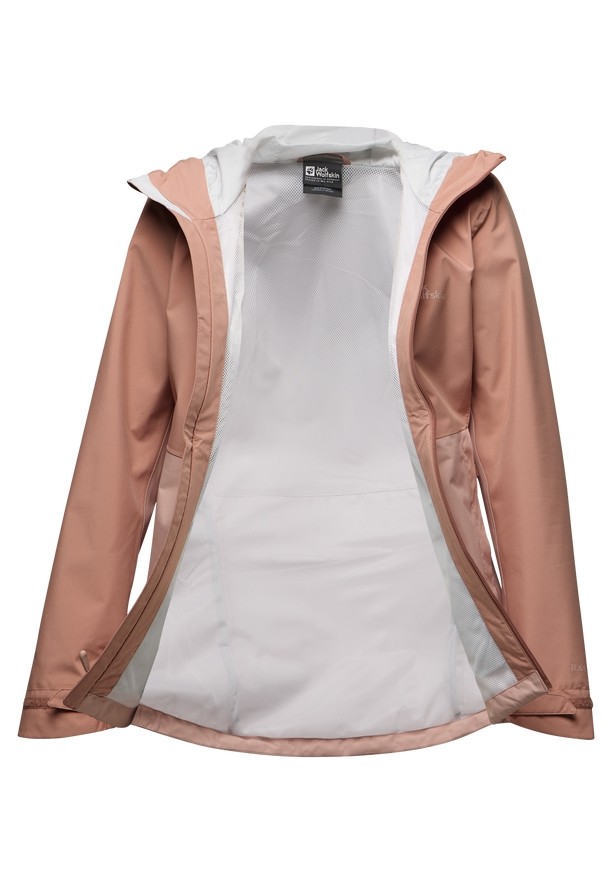 Pink Women Jack Wolfskin Weiltal 2l Rain Jackets | 35789083
