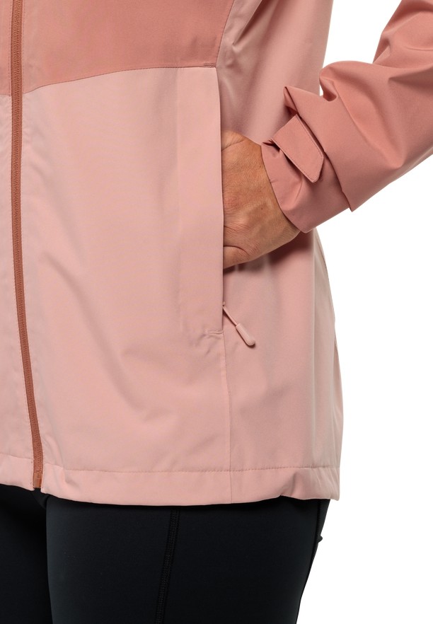 Pink Women Jack Wolfskin Weiltal 2l Rain Jackets | 35789083