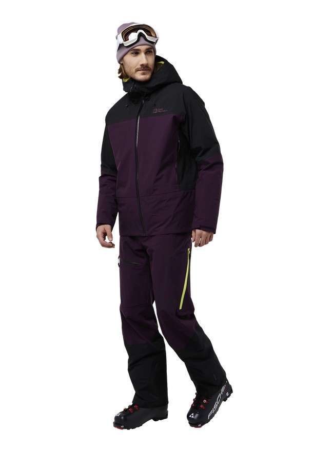 Purple Men Jack Wolfskin Alpspitze Tour 3l Ski Jackets | 19470918
