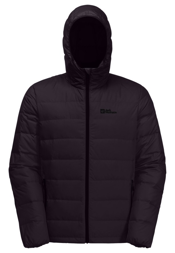 Purple Men Jack Wolfskin Ather Hoody Down Jackets | 27954287