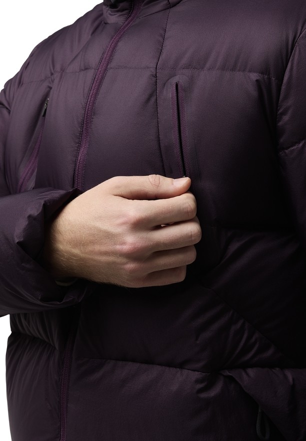 Purple Men Jack Wolfskin Wandermood Down Coats | 65578608