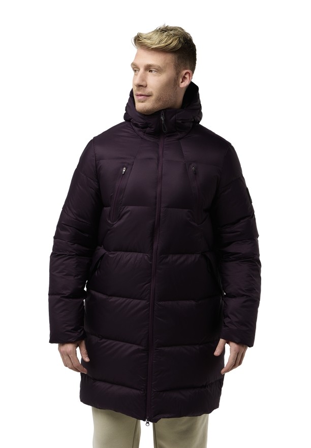 Purple Men Jack Wolfskin Wandermood Down Coats | 65578608
