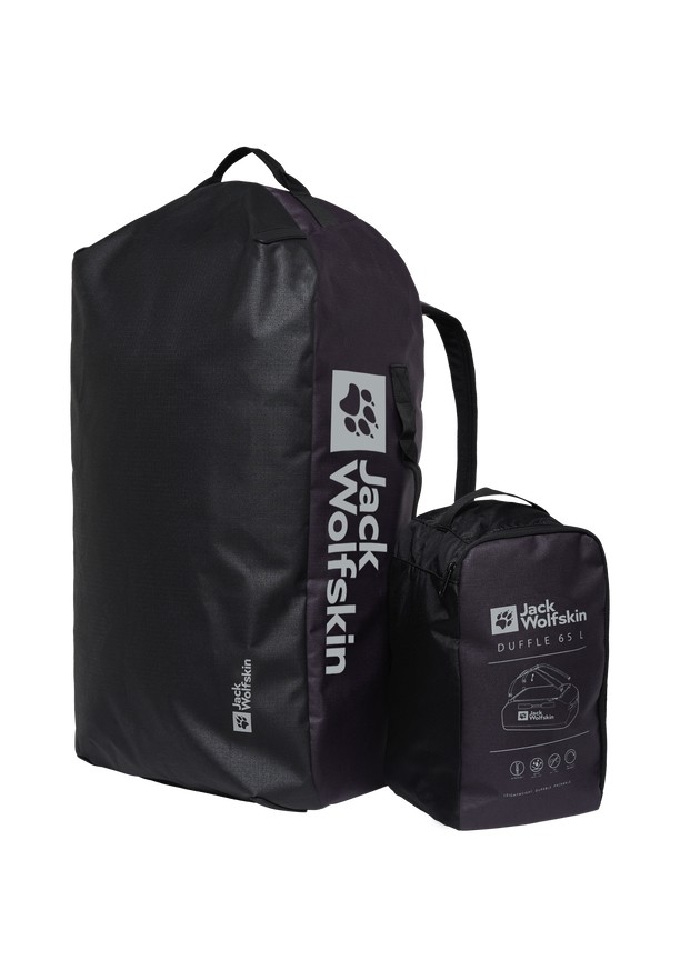 Purple Women Jack Wolfskin All-in 65 Duffle Bags | 67451890
