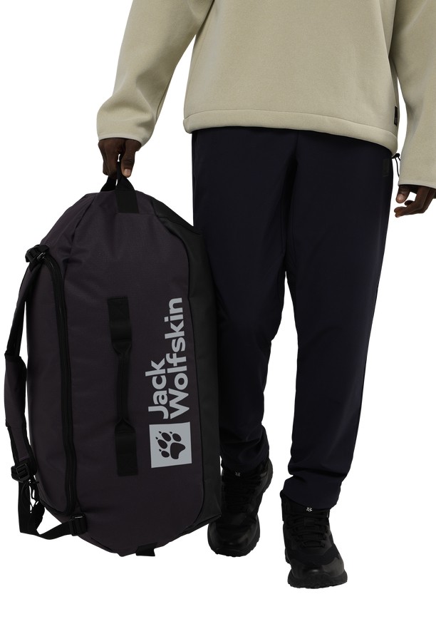 Purple Women Jack Wolfskin All-in 65 Duffle Bags | 67451890