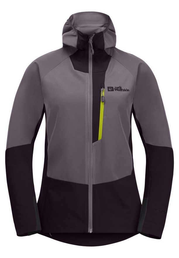 Purple Women Jack Wolfskin Alpspitze Hoody Jackets | 48273249