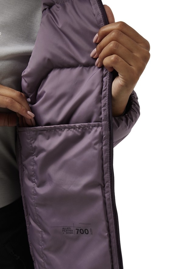 Purple Women Jack Wolfskin Ather Down Jackets | 33820301