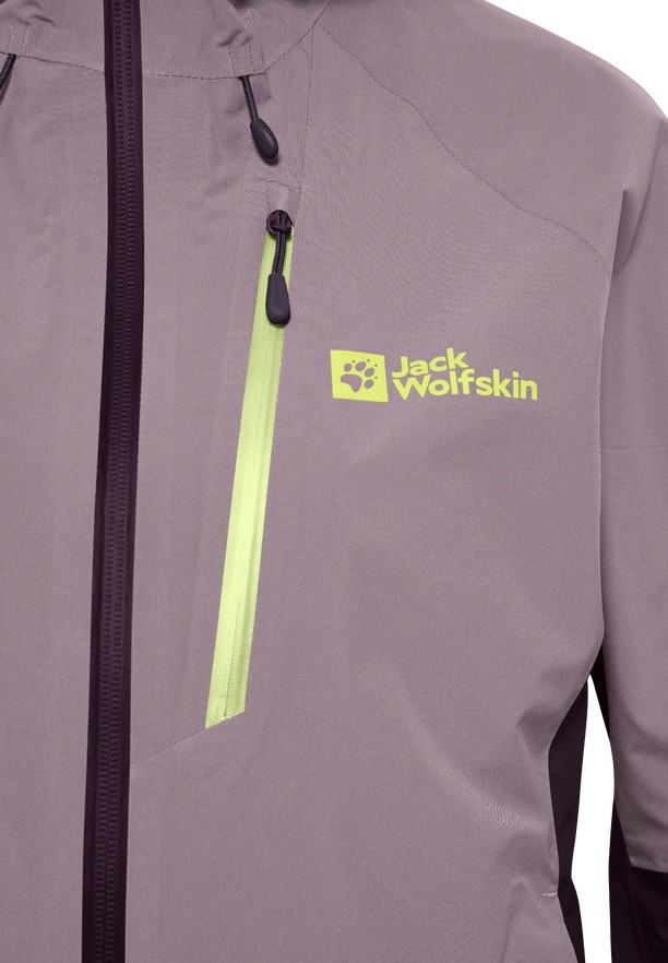 Purple Women Jack Wolfskin Eagle Peak 2l Rain Jackets | 57330248