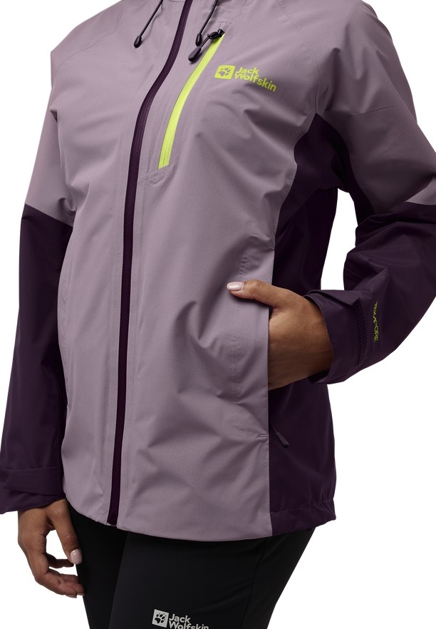 Purple Women Jack Wolfskin Eagle Peak 2l Rain Jackets | 57330248
