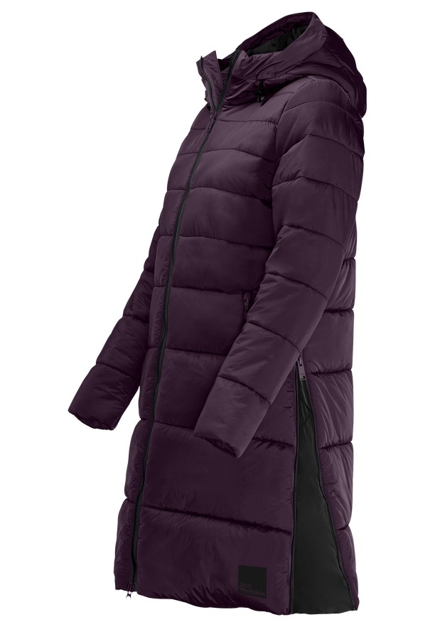 Purple Women Jack Wolfskin Eisbach Coats | 98347363