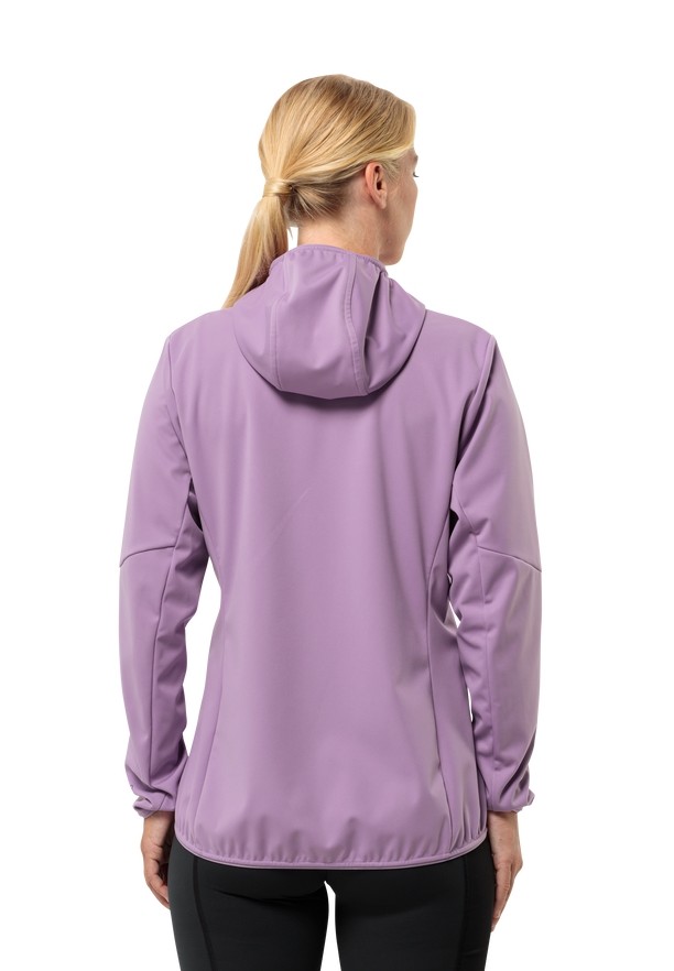 Purple Women Jack Wolfskin Feldberg Hoody Softshell Jackets | 94831052