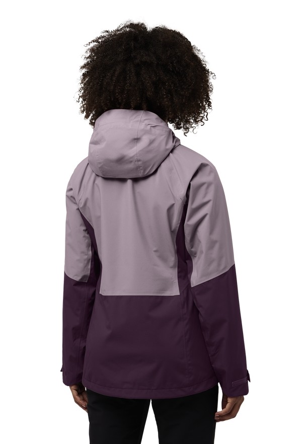 Purple Women Jack Wolfskin Glaabach 3in1 Jackets | 57765670