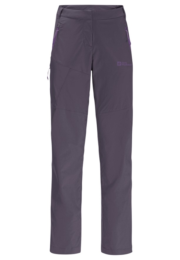 Purple Women Jack Wolfskin Glastal Hiking Pants | 87064038