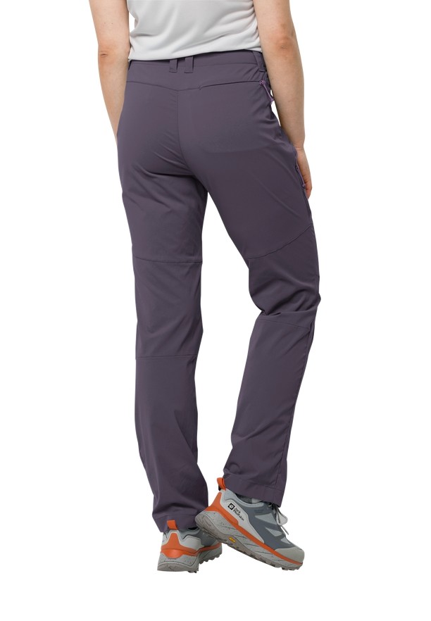 Purple Women Jack Wolfskin Glastal Hiking Pants | 87064038