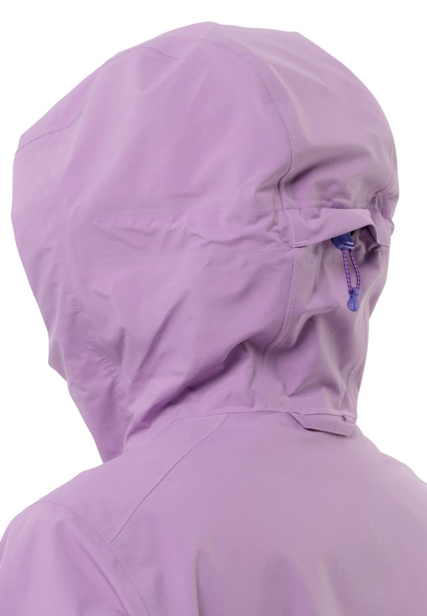 Purple Women Jack Wolfskin Highest Peak 3l Rain Jackets | 38550290