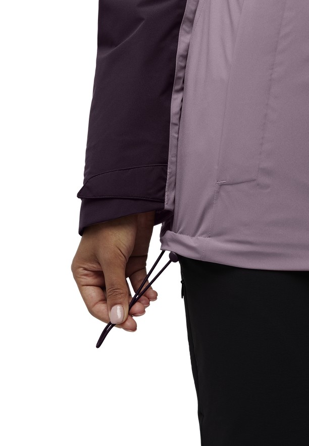 Purple Women Jack Wolfskin Hunberg 3in1 Jackets | 20500014