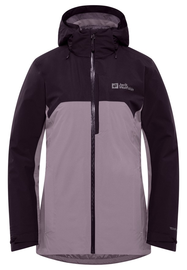 Purple Women Jack Wolfskin Hunberg 3in1 Jackets | 20500014