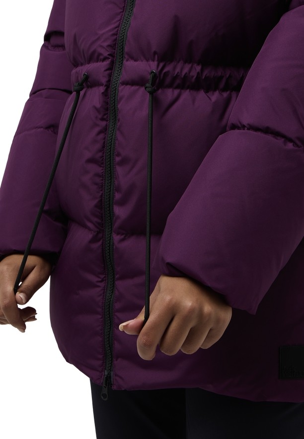 Purple Women Jack Wolfskin Kirschallee Winter Jackets | 47783978