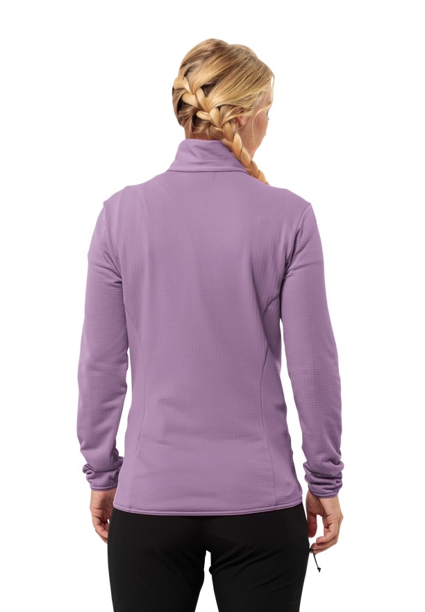 Purple Women Jack Wolfskin Kolbenberg Fz Fleece Jackets | 79875521