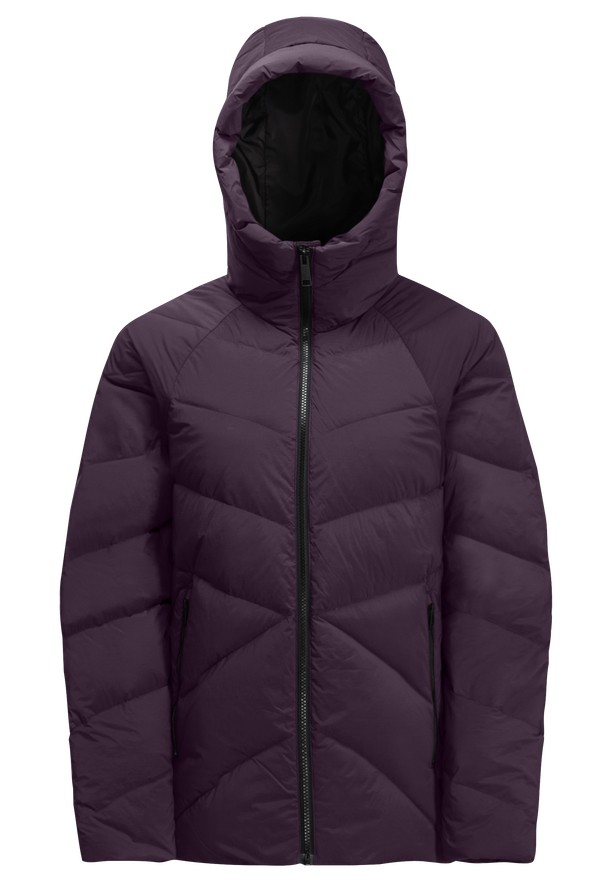 Purple Women Jack Wolfskin Marienplatz Down Jackets | 59015784