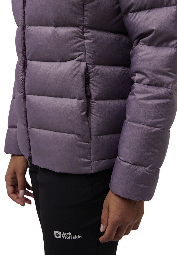 Purple Women Jack Wolfskin Nebelhorn Down Jackets | 34664753