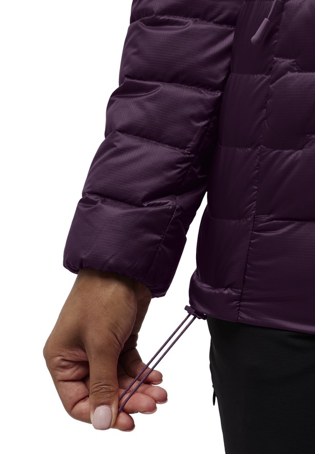 Purple Women Jack Wolfskin Passamani Down Jackets | 78182067