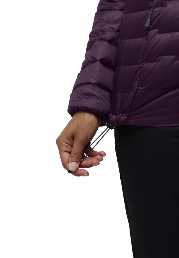 Purple Women Jack Wolfskin Passamani Down Jackets | 67685082