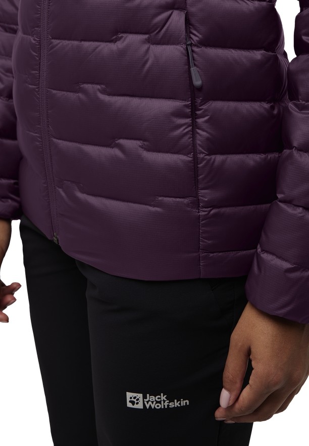 Purple Women Jack Wolfskin Passamani Down Jackets | 67685082