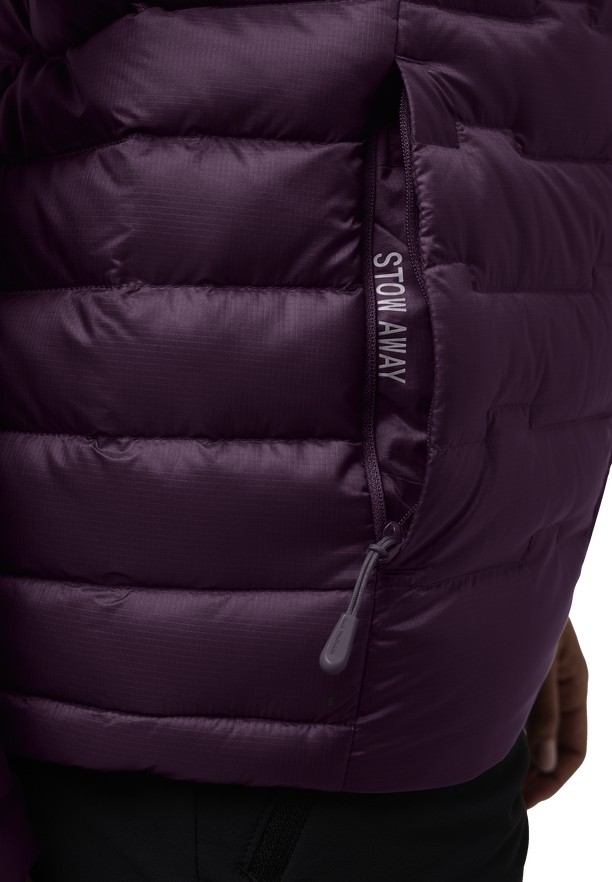 Purple Women Jack Wolfskin Passamani Down Jackets | 67685082