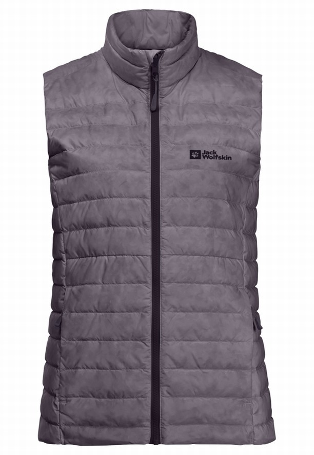 Purple Women Jack Wolfskin Pilvi Down Vest | 66689176