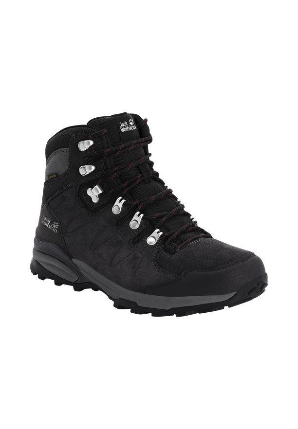 Purple Women Jack Wolfskin Refugio Texapore Mid Hiking Shoes | 26012852