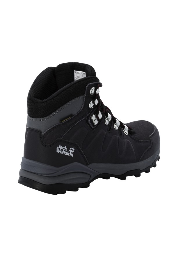 Purple Women Jack Wolfskin Refugio Texapore Mid Hiking Shoes | 26012852
