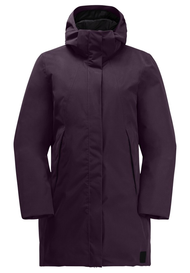 Purple Women Jack Wolfskin Salier Coats | 22436548