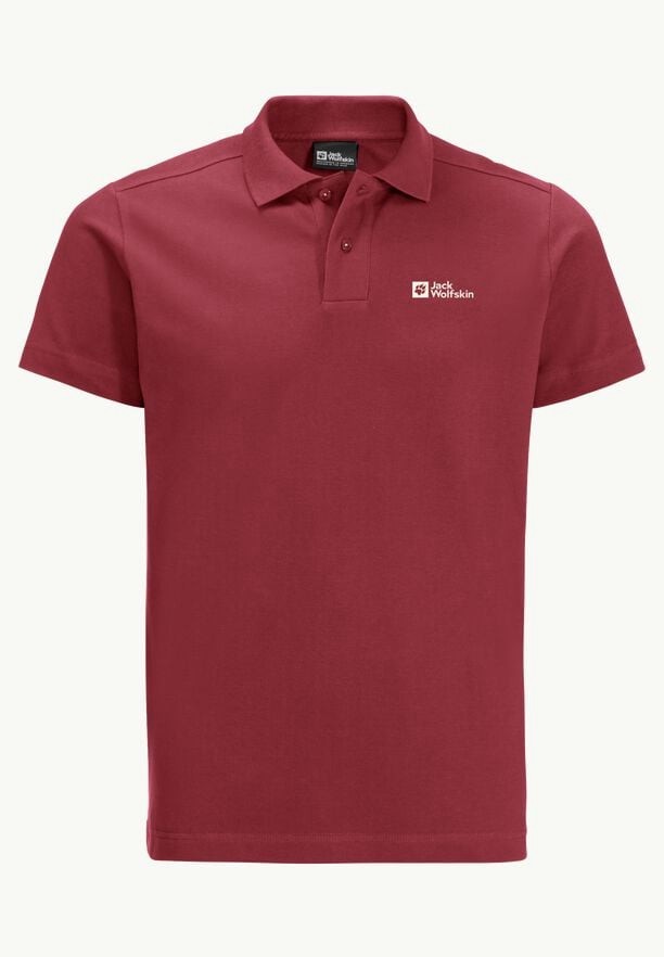 Red Men Jack Wolfskin Essential Polo Shirts | 77083611