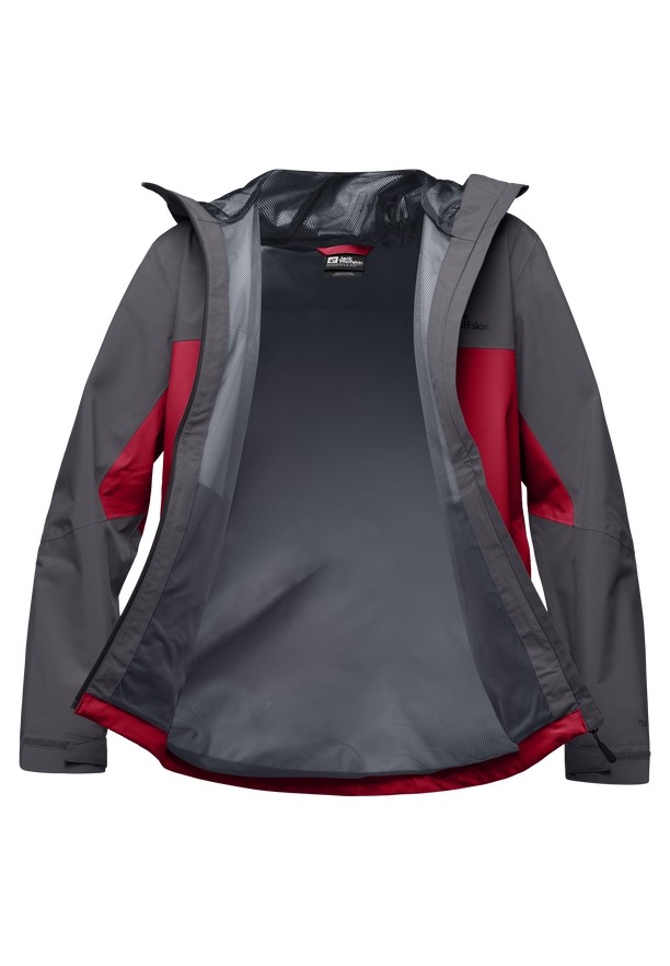 Red Men Jack Wolfskin Feldberg Hoody Rain Jackets | 29796367