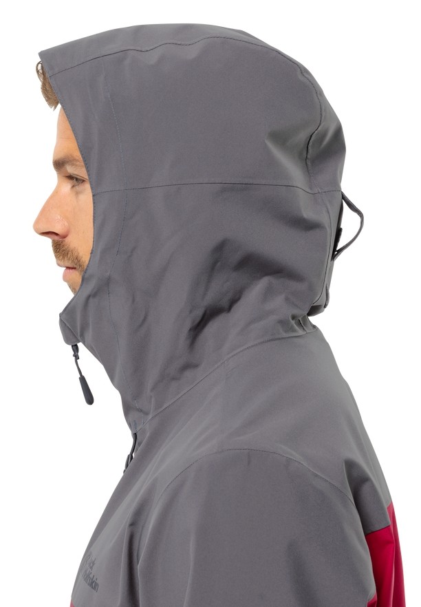 Red Men Jack Wolfskin Feldberg Hoody Rain Jackets | 29796367