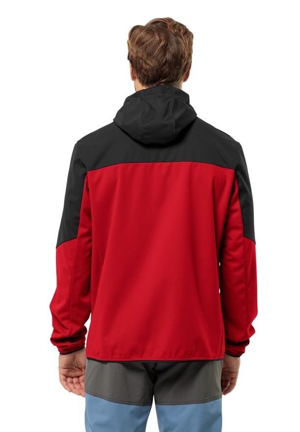 Red Men Jack Wolfskin Feldberg Hoody Softshell Jackets | 15260758