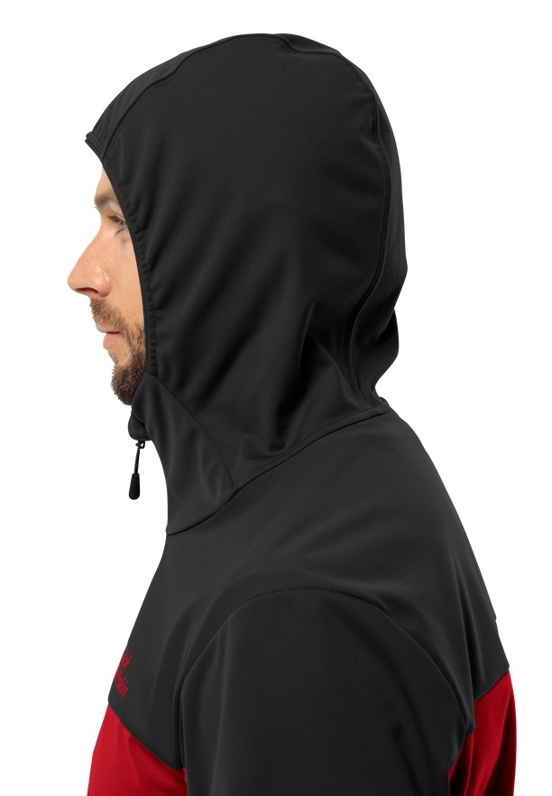 Red Men Jack Wolfskin Feldberg Hoody Softshell Jackets | 15260758