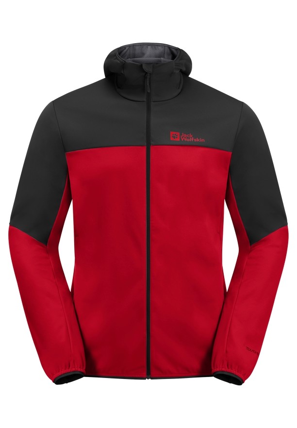 Red Men Jack Wolfskin Feldberg Hoody Softshell Jackets | 15260758