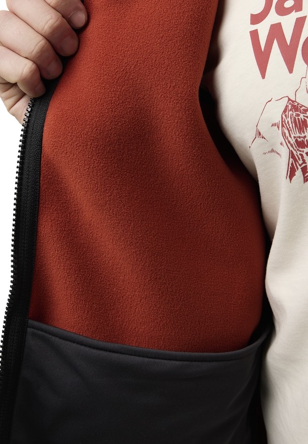 Red Men Jack Wolfskin Felslicht Check Vest | 16404292