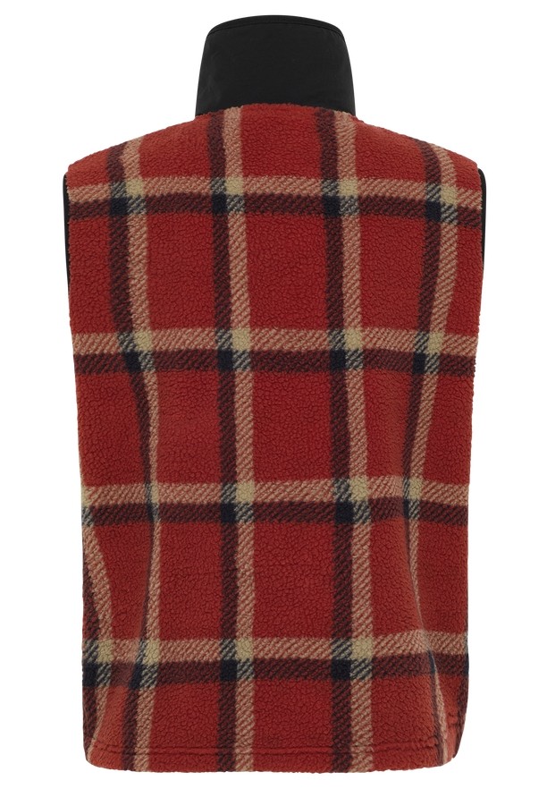 Red Men Jack Wolfskin Felslicht Check Vest | 16404292