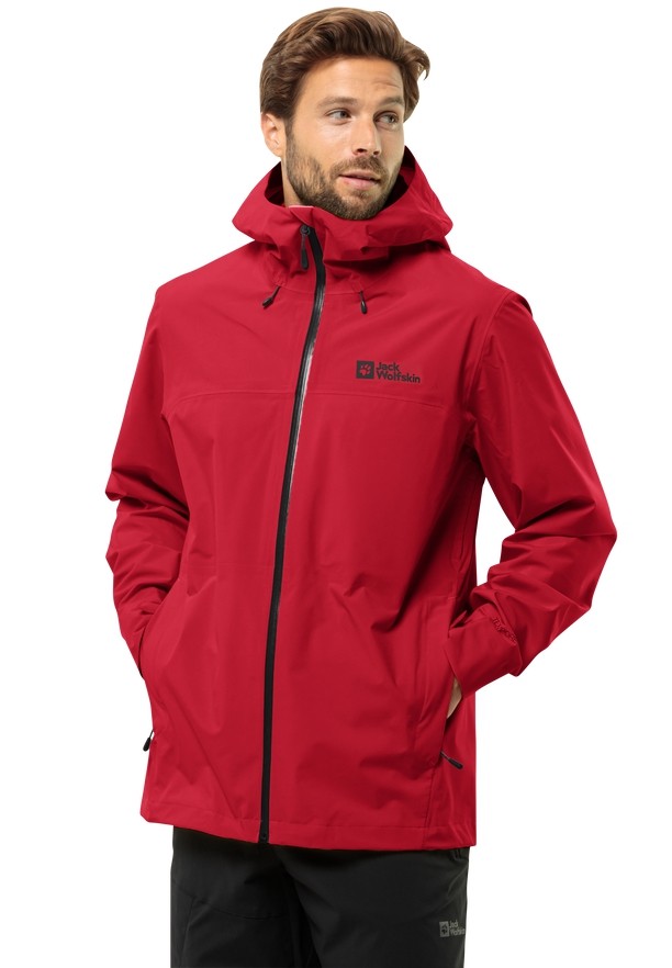 Red Men Jack Wolfskin Highest Peak 3l Rain Jackets | 55320715