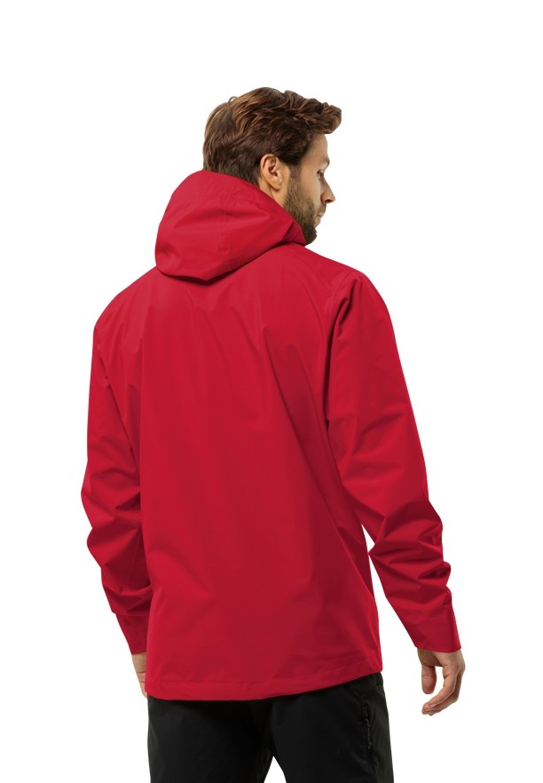 Red Men Jack Wolfskin Highest Peak 3l Rain Jackets | 55320715