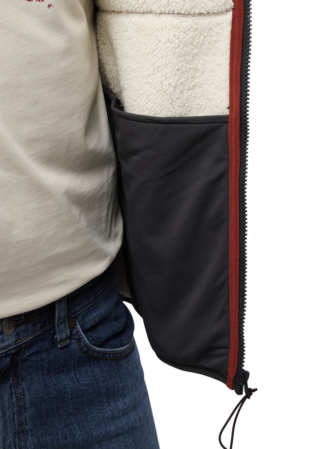 Red Men Jack Wolfskin Kaminfeuer Hooded Fleece Jackets | 24625437