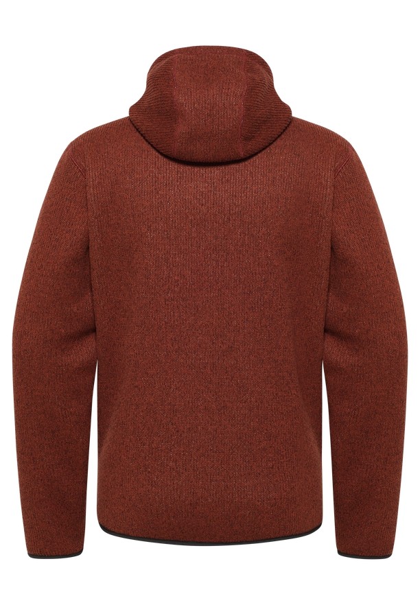 Red Men Jack Wolfskin Kaminfeuer Hooded Fleece Jackets | 24625437