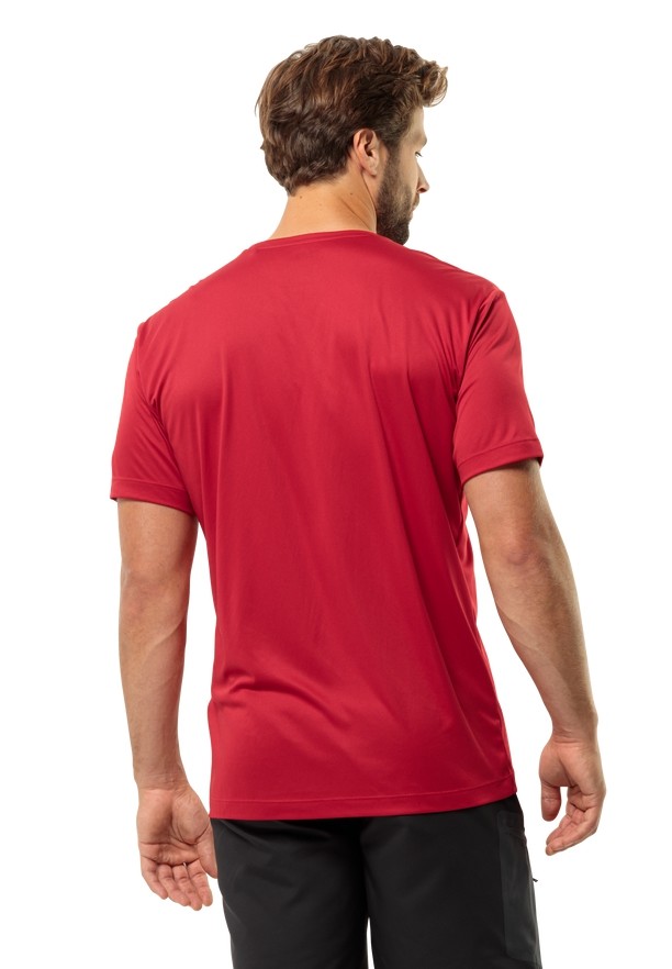 Red Men Jack Wolfskin Peak Graphic T Shirts | 96401538