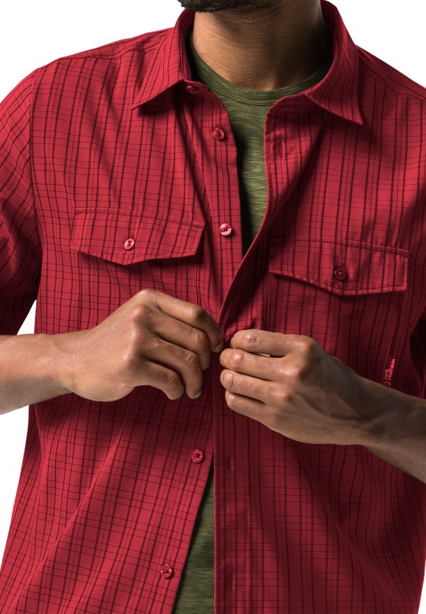 Red Men Jack Wolfskin Thompson Shirts | 32250995