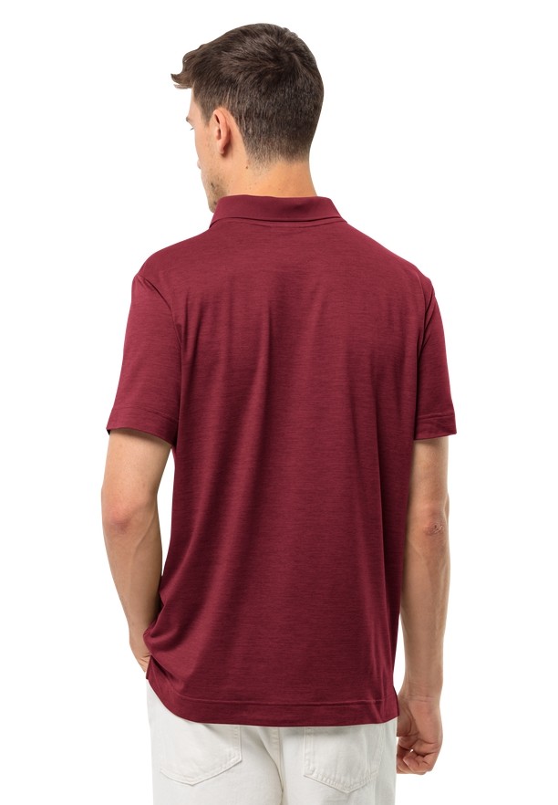 Red Men Jack Wolfskin Travel Polo Shirts | 83695594