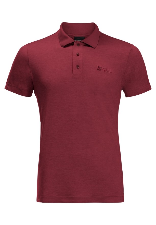 Red Men Jack Wolfskin Travel Polo Shirts | 83695594