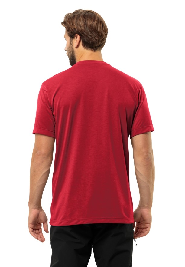 Red Men Jack Wolfskin Vonnan S/s T Shirts | 30134373