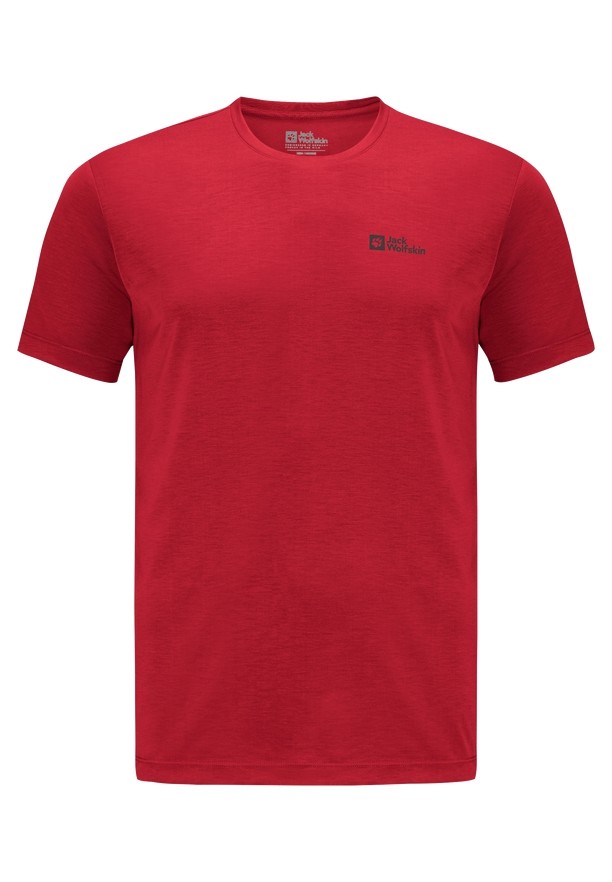 Red Men Jack Wolfskin Vonnan S/s T Shirts | 30134373